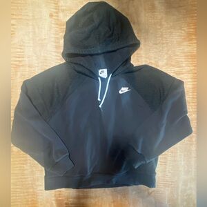 Nike Serena Williams Tennis Hoodie - black with mesh detail - size women’s small